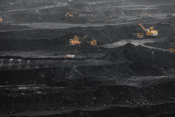 Minería de carbón a cielo abierto — Foto de Stock