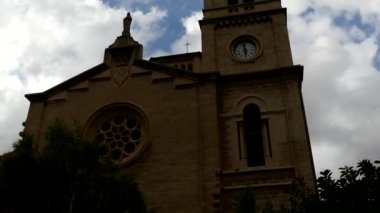 Immaculate Conception, San Magin 4 k Kilisesi. Palma de Mallorca, İspanya Balear Adaları otonom tarihi şehir merkezi.