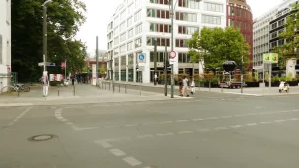 Iglesia protestante Kaiser Wilhelm Memorial — Vídeos de Stock