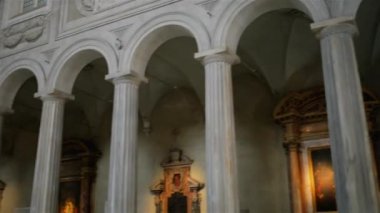 Roma, İtalya - 23 Ocak 2016: San Pietro in Vincoli (Saint Peter zincire) itibari Roma Katolik Kilisesi ve Roma, İtalya, küçük bazilika, Michelangelo'nın heykeli Musa'nın ediliyor.