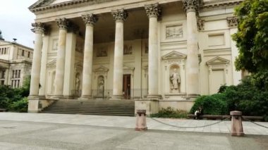 Fransız (reform) Kilisesi, Berlin Gendarmenmarkt Deutscher Dom (Alman Kilisesi), eski bir kilise Almanca konuşan Richard karşısında üzerinde bulunan Friedrichstadt, Berlin, Almanya,.