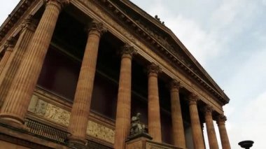 Alte neoklasik, romantik, Biedermeier, empresyonist ve erken Modernist sanat topluluğu gösterilen Nationalgalerie (eski National Gallery) devlet müzeleri, Berlin, Almanya, Tarih.