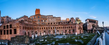 Roma, İtalya 'da Trajans Pazarı (Mercati di Traiano)