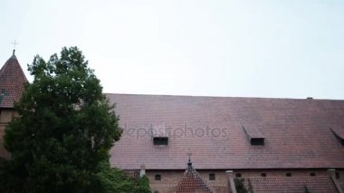 Kilise St. John Baptist ve St John Evangelist, küçük bazilika Katedrali Torun piskoposluk bölgesi, Polonya. Gotik kilise inşa tuğla, anıtsal Bati kule ile nefli bir hall dan.