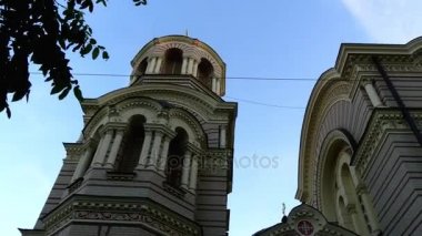Mesih İsa'nın Doğuşu Katedrali, Riga, Letonya 1876 ve 1883, arasında Neo-Bizans tarzında ne zaman ülke Rus İmparatorluğu'nun bir parçası oldu döneminde tasarımı Nikolai Chagin ve Robert Pflug tarafından inşa edildi