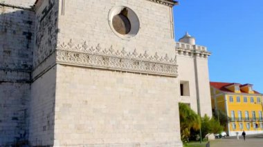 Jeronimos Monastery veya Hieronymites Manastırı, manastır, sipariş, Aziz Jerome Belem, Lizbon Belediyesi, Portekiz bucak Tagus Nehri yakınında olduğunu.
