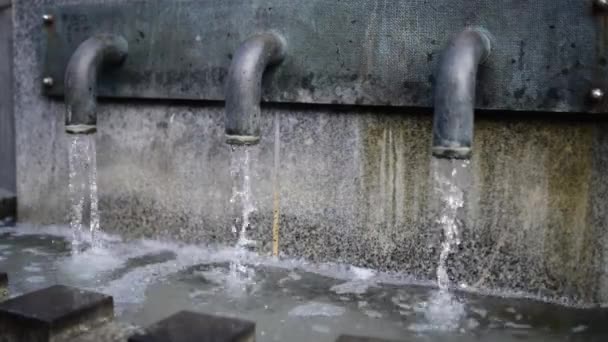 Obras de agua en Grudziadz. Grudziadz (Graudenz, Graudentum, Grudentia) es una ciudad en el río Vístula en el norte de Polonia. Situado en Voivodato Kuyaviano-Pomeraniano . — Vídeo de stock