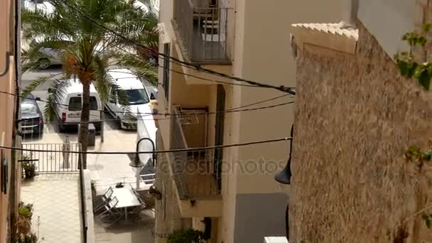 4k bağlantı noktası de Nottingham değil bir köy ve kasaba Mallorca, Balear Adaları, İspanya Limanı. Fornalutx Köyü ve Biniaraix hamlet ile birlikte onlar formu Nottingham birleştirir. — Stok video