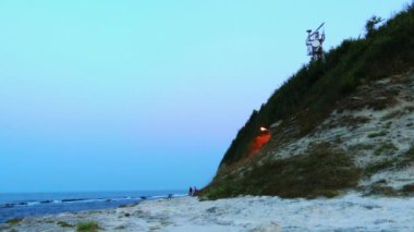 Tsarevo, Bulgaristan - 29 Temmuz 2016: Güneydoğu Bulgaristan, Burgaz ili eşsesli Tsarevo Belediyesi bir merkezi şehir ve sahil beldesinde Tsarevo (Vasiliko, Michurin) olan.