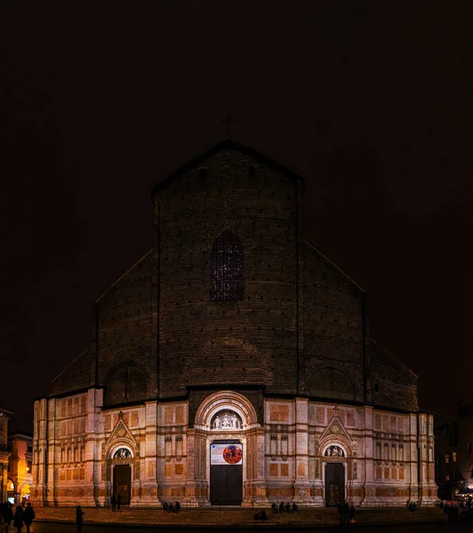 Basilica of San Petronio in Bologna, northern Italy — Stock Photo, Image