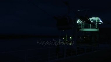 Teleferik Vasco da Gama Kulesinin yakınında olduğunu bir 145 m kafes kule gökdelen Lizbon, Portekiz, explorer, yelken, 1498 Hindistan'da gelmesi oldu ismini Tagus Nehri üzerinde inşa.