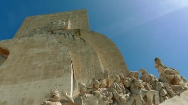Padrao dos Descobrimentos (keşifler Anıtı) Tagus Nehri Haliç, Santa Maria de Belem, Lizbon, Kuzey kıyısında kutluyor Portekizce keşif yaş 15-16 yüzyıllarda