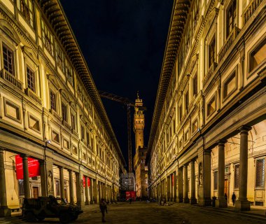Uffizi Gallery in central Florence, Tuscany, Italy clipart