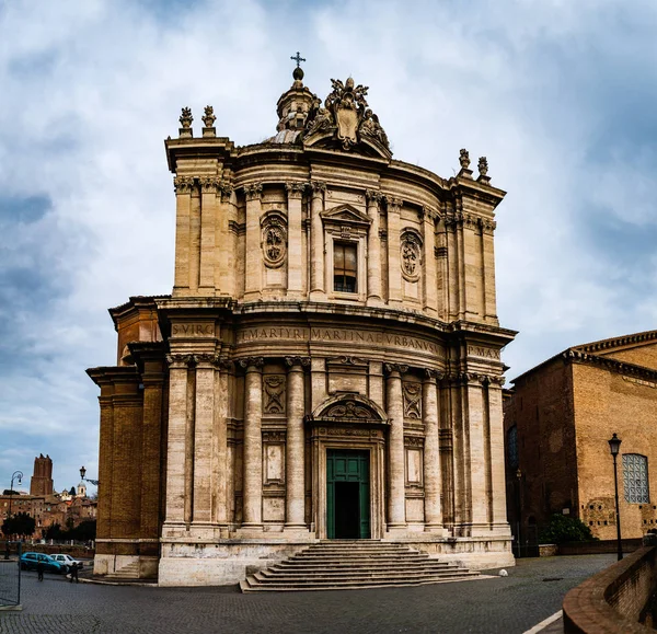 Santi Luca e Martina is a church in Rome, Italy — Stock Photo, Image