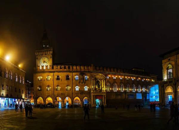 Palazzo Comunale w Bolonii, Włochy — Zdjęcie stockowe