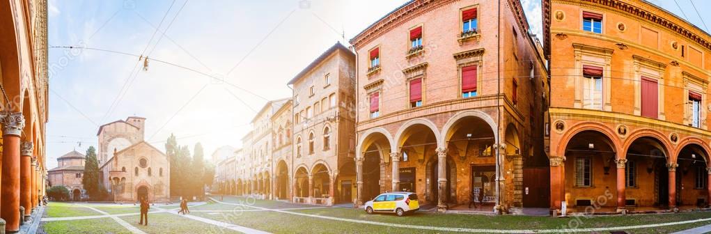 Basilica of Santo Stefano in city of Bologna, Italy