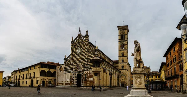 Prato katedrála, Toskánsko, střední Itálie — Stock fotografie