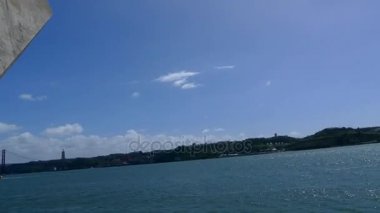 Padrao dos Descobrimentos (keşifler Anıtı) Tagus Nehri Haliç, Santa Maria de Belem, Lizbon, Kuzey kıyısında kutluyor Portekizce keşif yaş 15-16 yüzyıllarda