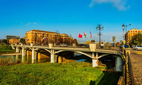 Ponte delle Nazioni in Parma, Italy — Stock Photo, Image