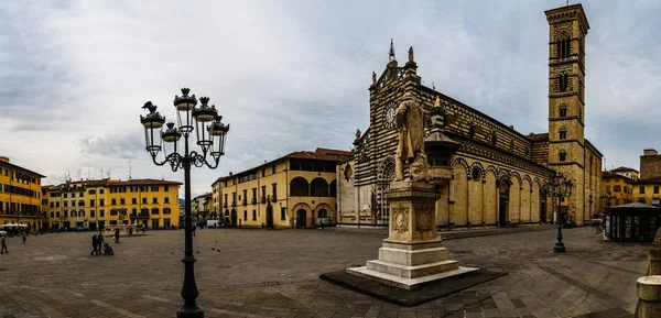 Prato katedrála, Toskánsko, střední Itálie — Stock fotografie