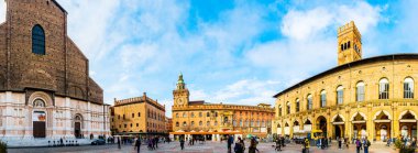 Palazzo del Podesta is building in Bologna, Italy clipart