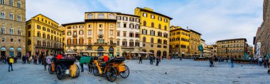 piazza della Signoria in Florence, Italy clipart