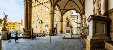 Loggia dei Lanzi in Florence, Italy clipart