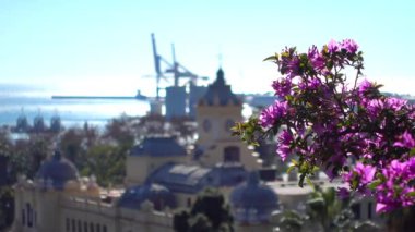 Odak transfer: Belediye Binası (Ayuntamiento) Malaga şehir. Malaga topluluk Andalusia, İspanya iline bağlı bölge. Avrupa'nın en büyük şehir, Costa del Sol Akdeniz üzerinde yatıyor.