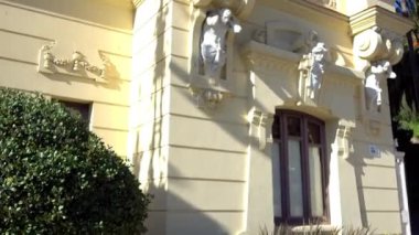 Belediye Binası (Ayuntamiento) Malaga şehir. Malaga özerk topluluk Andalusia, İspanya iline bağlı bölge. Avrupa'nın en büyük şehir, Costa del Sol Akdeniz üzerinde yatıyor.