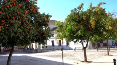 Binalar üzerinde Plaza Vizconde de Miranda'yı Cordoba, Endülüs, İspanya