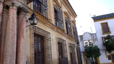 Binalar üzerinde Plaza Vizconde de Miranda'yı Cordoba, Endülüs, İspanya