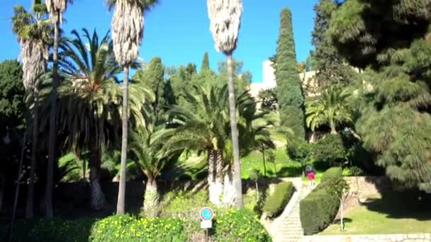 Stadhuis (gemeente) in de stad Malaga. Malaga is een gemeente in de autonome gemeenschap van Andalusië, Spanje. Een grote stad in Europa, het ligt aan de Costa del Sol van de Middellandse Zee. — Stockvideo