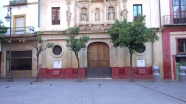 Hastane Our Lady barış veya Plaza del Salvador Seville, İspanya tarihinde San Juan de Dios sığınma.