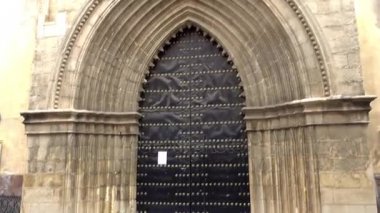 Hermandad de San Esteban Medinaceli sokakta Seville, Endülüs, İspanya.