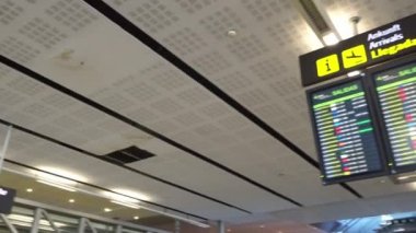 Malaga, İspanya - 31 Ocak 2017: Costa del Sol Havaalanı (Agp, Lemg)