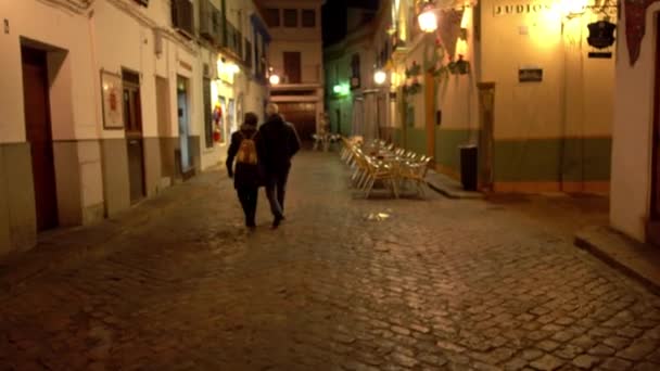 Еврейская улица. Кордова - город в Андалусии, на юге Испании, и столица провинции Кордова . — стоковое видео