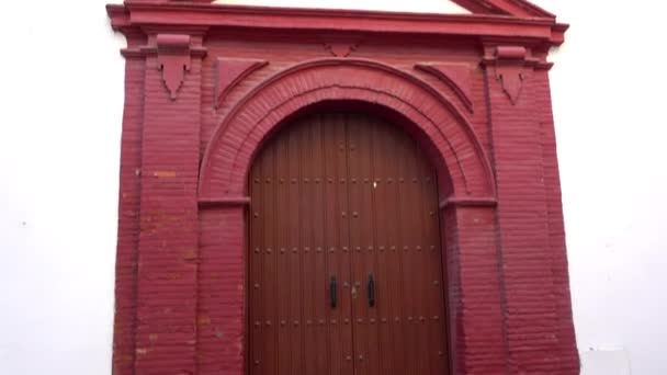 Kilise Armas sokakta Cordoba, Endülüs, İspanya — Stok video