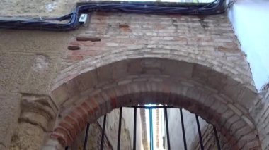 Cordoba, Endülüs, İspanya Caddesi üzerinde eski binalar