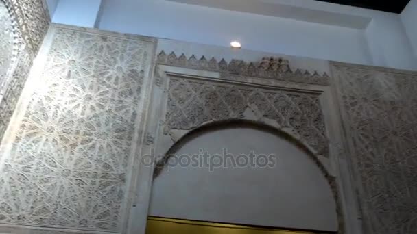 Sinagoga on Jewish street. Cordoba is city in Andalusia, southern Spain, and capital of province of Cordoba. — Stock Video