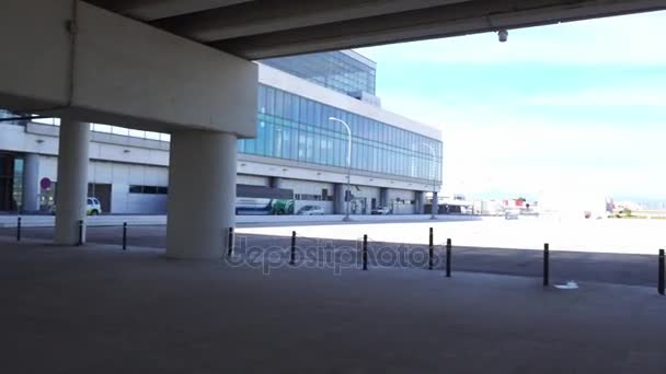 Μάλαγα, Ισπανία - 31 Ιανουαρίου 2017: Κόστα ντελ Σολ αεροδρόμιο (Agp, Lemg) — Αρχείο Βίντεο