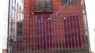 Cordoba, Endülüs, İspanya Martinez Rucker Caddesi üzerinde eski binalar