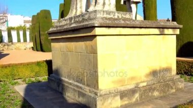 Alcazar de los Cristianos Cordoba Alcazar, Endülüs, İspanya, Guadalquivir Nehri yanındaki ve Ulu Camii olarak da bilinir (kale, Hıristiyan hükümdarlar), Reyes.