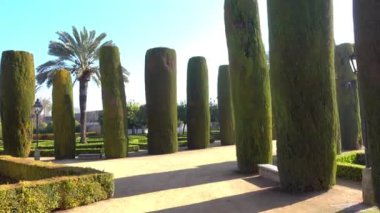 Alcazar de los Reyes Cristianos (Hıristiyan hükümdarlar Kalesi) Cordoba, Endülüs, İspanya. Isabella birincil konutlar biri olarak ben Kastilya ve Aragon Ferdinand II hizmet kale.