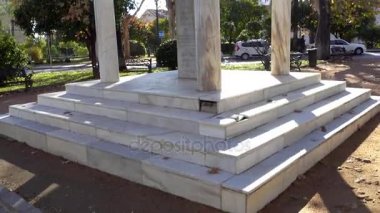 Cordoba, Endülüs, İspanya 'daki Plaza Campo Santo de los Marwheels Anıtı