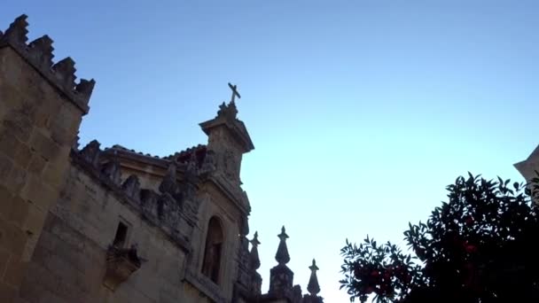 Museu da Grande Mesquita-Catedral de Córdoba, também conhecido como Mezquita, cujo nome eclesiástico é Catedral de Nossa Senhora da Assunção é catedral católica da Diocese na Andaluzia, Espanha — Vídeo de Stock