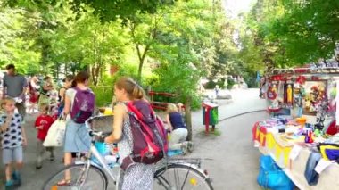 Potsdam, Almanya - 10 Eylül 2016: bit pazarı. Potsdam Brandenburg, Nehri Havel üzerinde Alman federal devleti olduğunu.