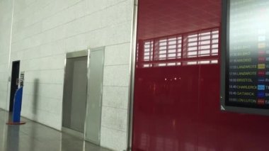 Malaga, İspanya - 31 Ocak 2017: Costa del Sol Havaalanı (Agp, Lemg)