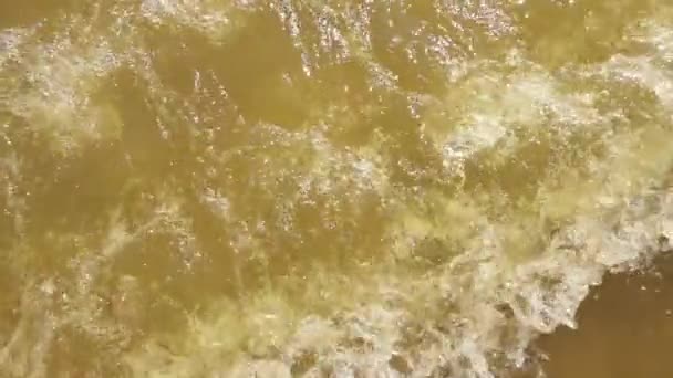 Waves in Gulf of Livonia in Baltic Sea. — Stock Video