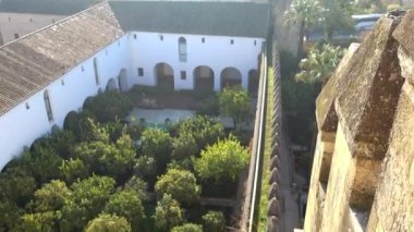 Alcazar de los Reyes Cristianos (Hıristiyan hükümdarlar Kalesi) Cordoba, Endülüs, İspanya. Isabella birincil konutlar biri olarak ben Kastilya ve Aragon Ferdinand II hizmet kale.