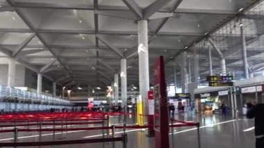 Malaga, İspanya - 31 Ocak 2017: Costa del Sol Airport